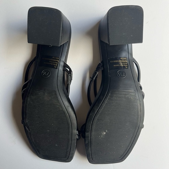 A New Day Blakely Black Mule Block Heels with Memory Foam Insole - Picture 4 of 4